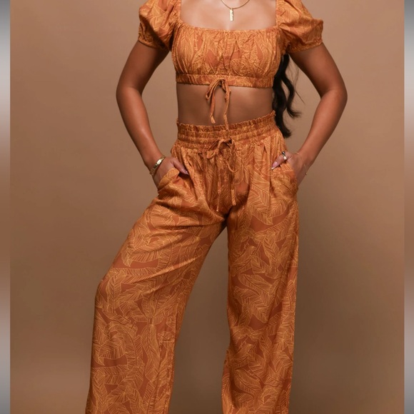 LexBreezy Lola Two piece set. Banana leaf. New with tags. - Picture 4 of 15